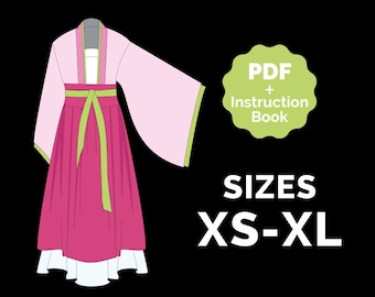 Tea Party Cosplay Pattern XS to XL (Pdf + Booklet) ENG Apothecary Diaries Inspired