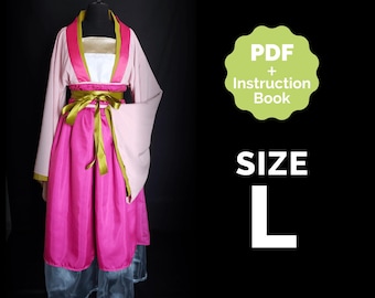 Tea Party Cosplay Pattern Size L (#40) Pdf + Sewing Guide ENG Apothecary Diaries Inspired