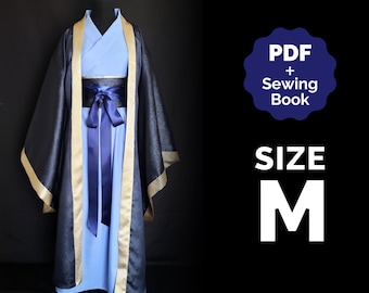 Outer Robe Hanfu Pattern Size Medium/#34 (PDF + Sewing Instructions) ENG Jinshi Wei Wuxian cosplay