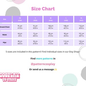 Moon Fairy Maomao Cosplay Pattern XS to XL (Pdf + Booklet) ENG Apothecary Diaries Inspired image 5