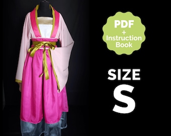 Tea Party Cosplay Pattern Size S (#28) Pdf + Sewing Guide ENG Apothecary Diaries Inspired