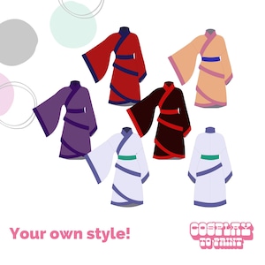 Quju Hanfu Pattern (chinese Wrap Dress) Small/#28 (PDF + Sewing ...