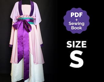 Moon Fairy Maomao Cosplay Pattern Size #28 Small (Pdf + Sewing Guide) ENG (Apothecary Diaries Inspired)