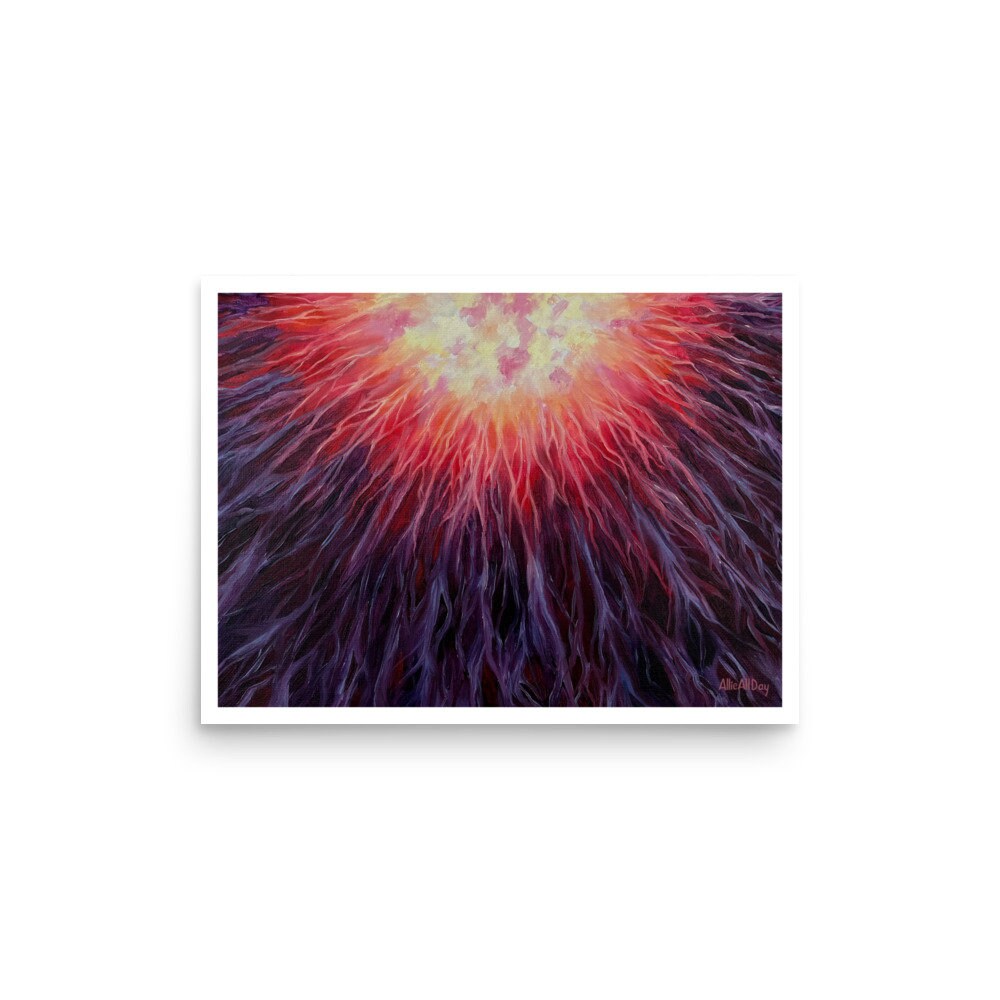 Supernova - Art Print by AllieAllDay (with bleed)