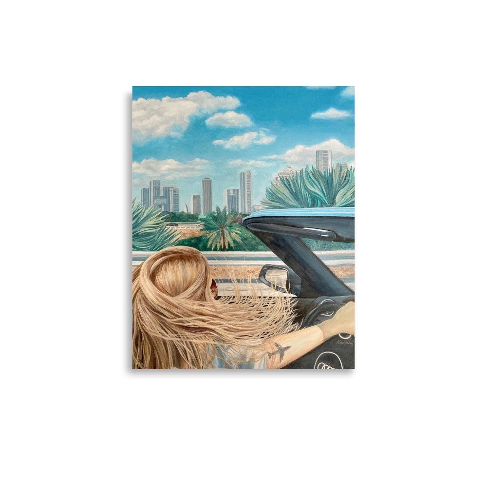 Ayla (Free Spirit) - Art Print by AllieAllDay (with bleed)