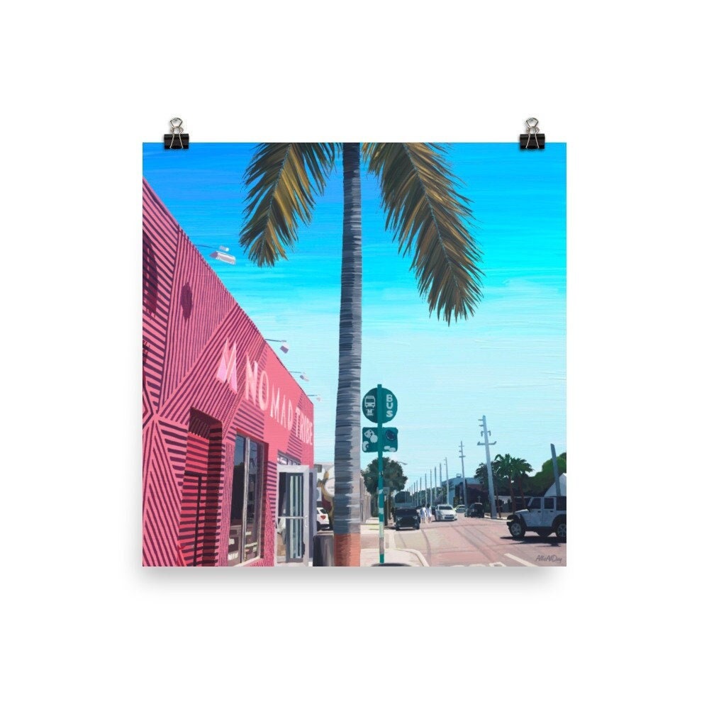 Miami - Art Print by AllieAllDay