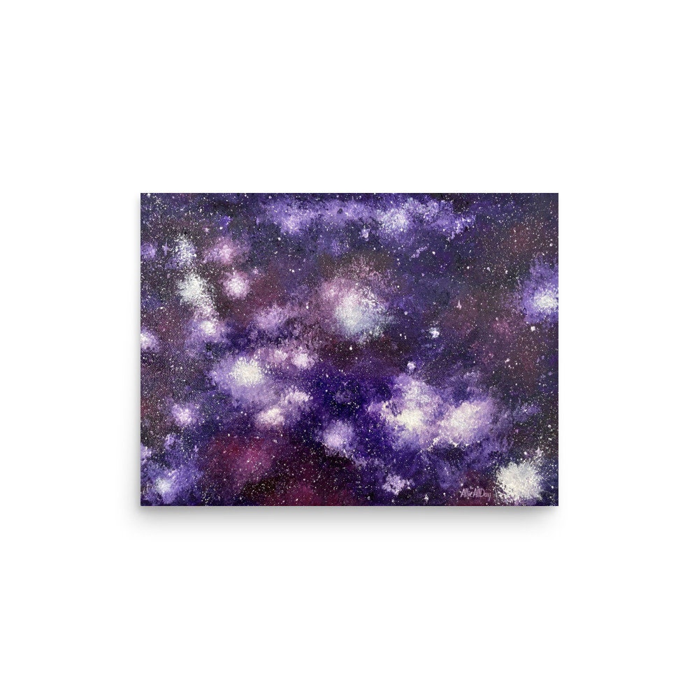 Galaxy - Art Print by AllieAllDay