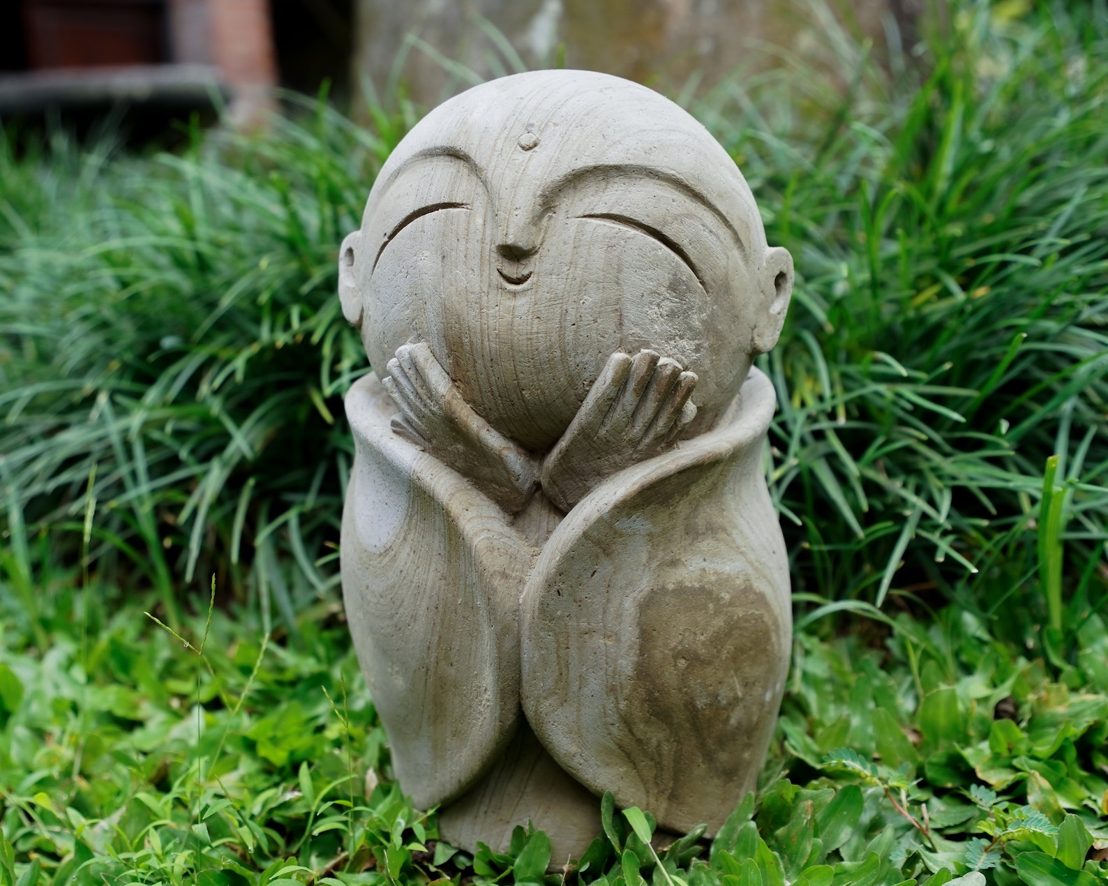 Jizo Statue 8 Inch High / 20 Cm Jizo Figurine Japanese Etsy