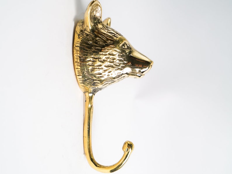 Bear Hook 5 Inch / 12 Cm Bear Brass Bear Decoration Bear Etsy