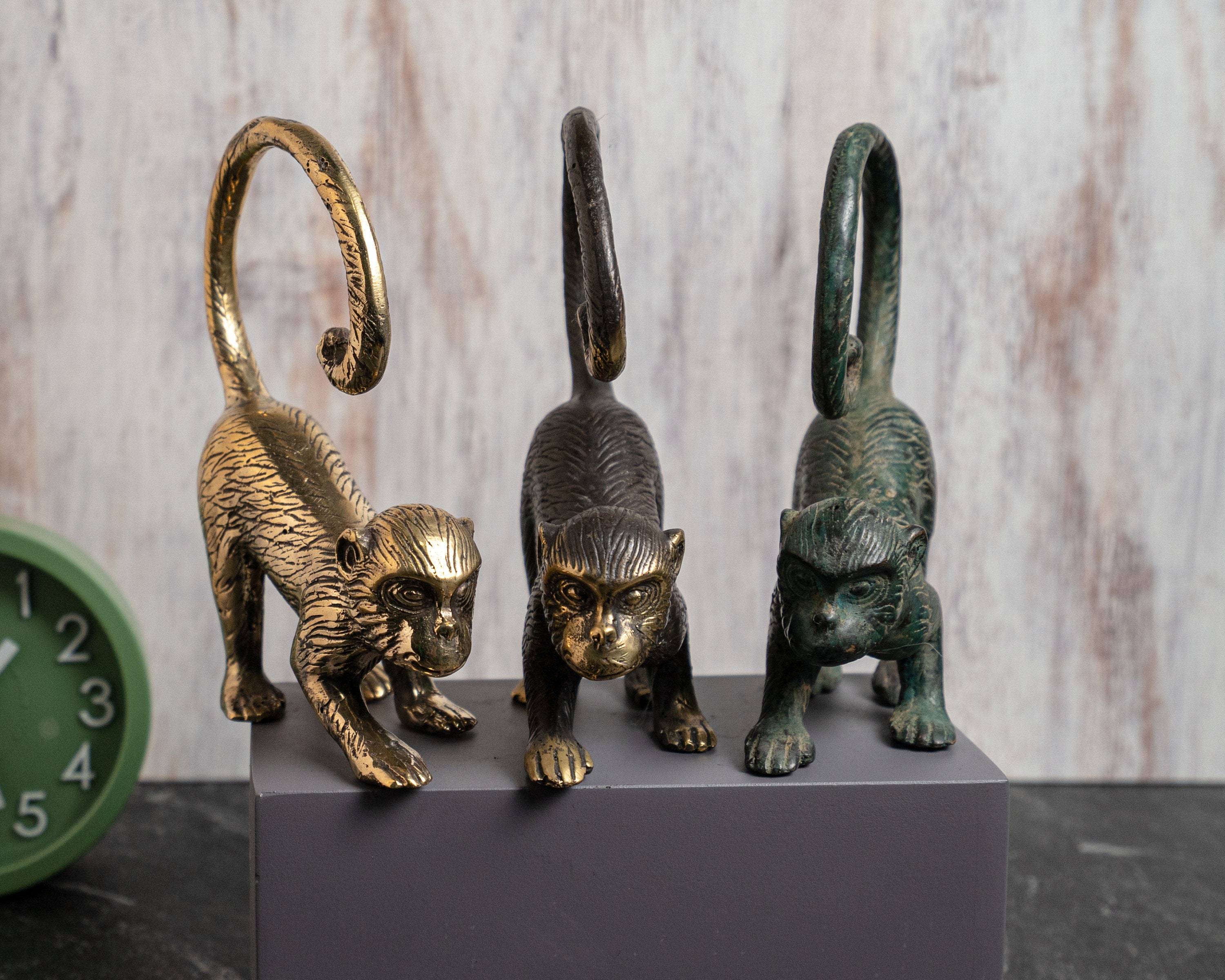 Mid Century, Modern Art3 Colors Monkey Bronze 6.5 Inch / 16 Cm , Monkey Figurine, Monkey Sculpture, Monkey Brass, Monkey Statue - Etsy Mid Century, Modern Art3 Colors Monkey Bronze 6.5 Inch / 16 Cm , Monkey Figurine, Monkey Sculpture, Monkey Brass, Monkey Statue - Etsy