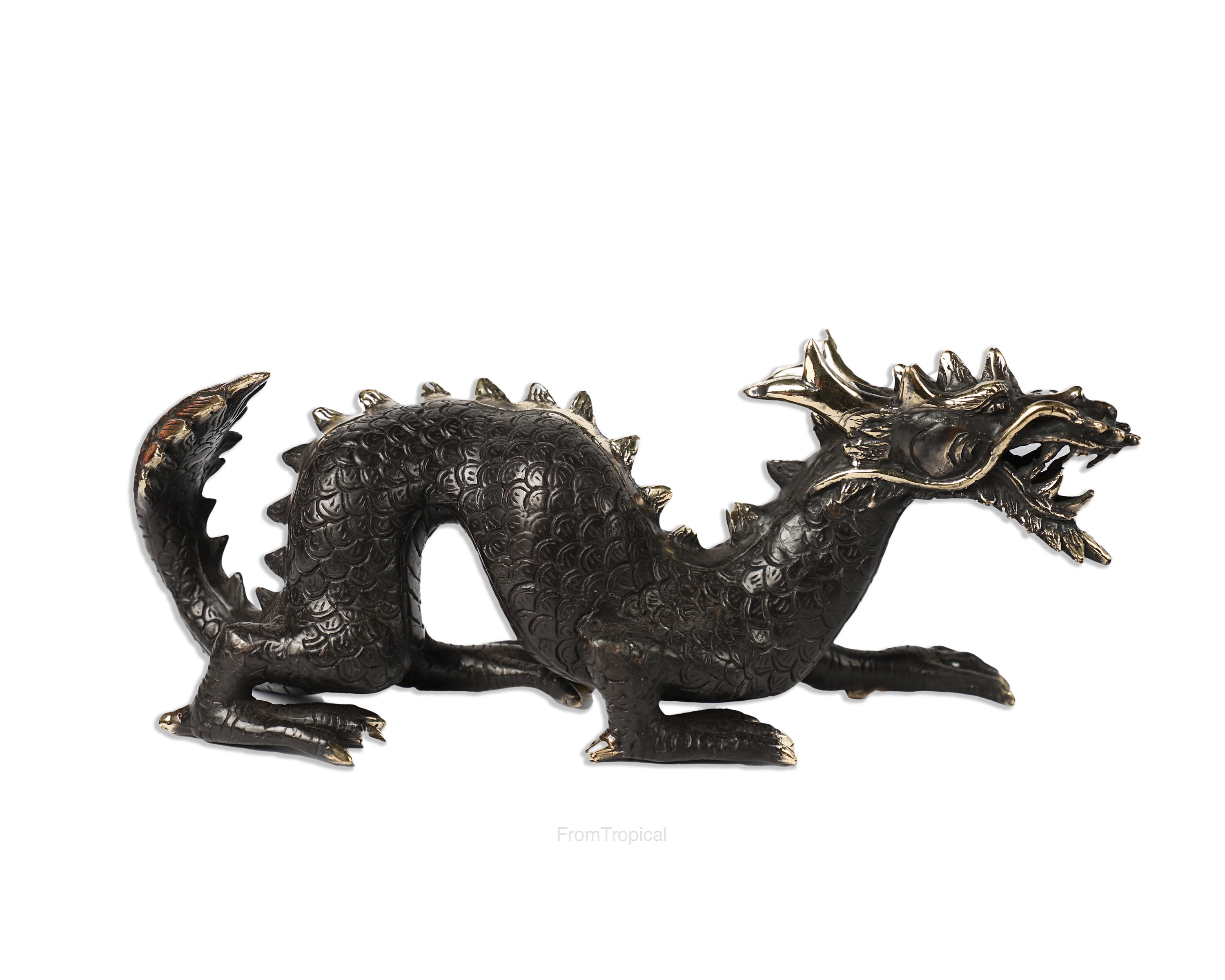 Mini Dragon Statue Israel Handmade Dragon Figurine Auspicious Design