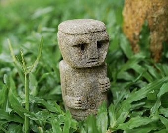 置物 Primitive Sculpture Primitive Stone Sculpture 4 Inch / 10 Cm, Totem Stone, Handmade
