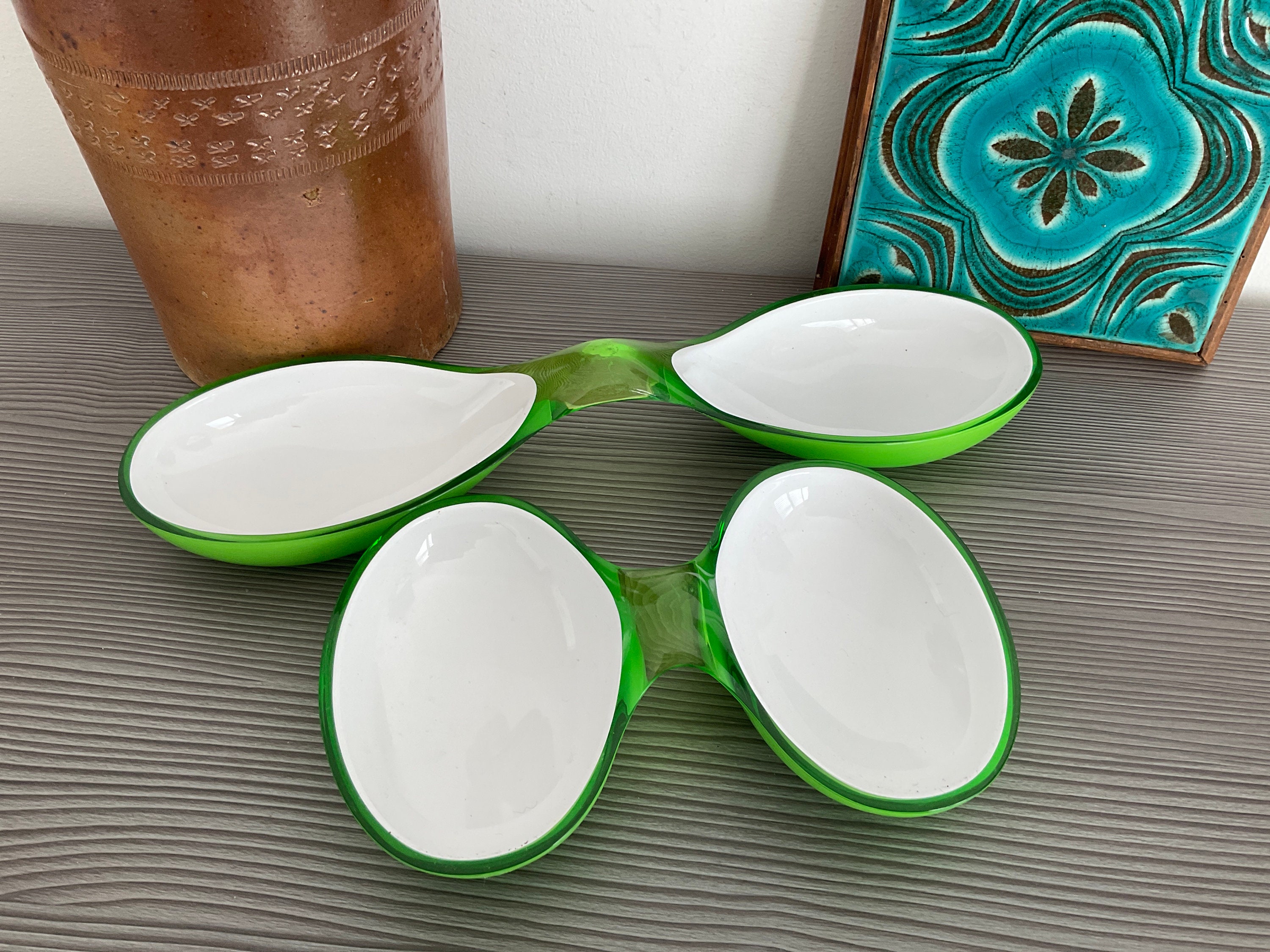 FUNKY Italian GUZZINI Retro Serving Bowl Set, Aperitif