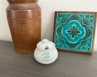 Tiptree Wilkin & Son Ceramic Honey pot, Lidded Jar,