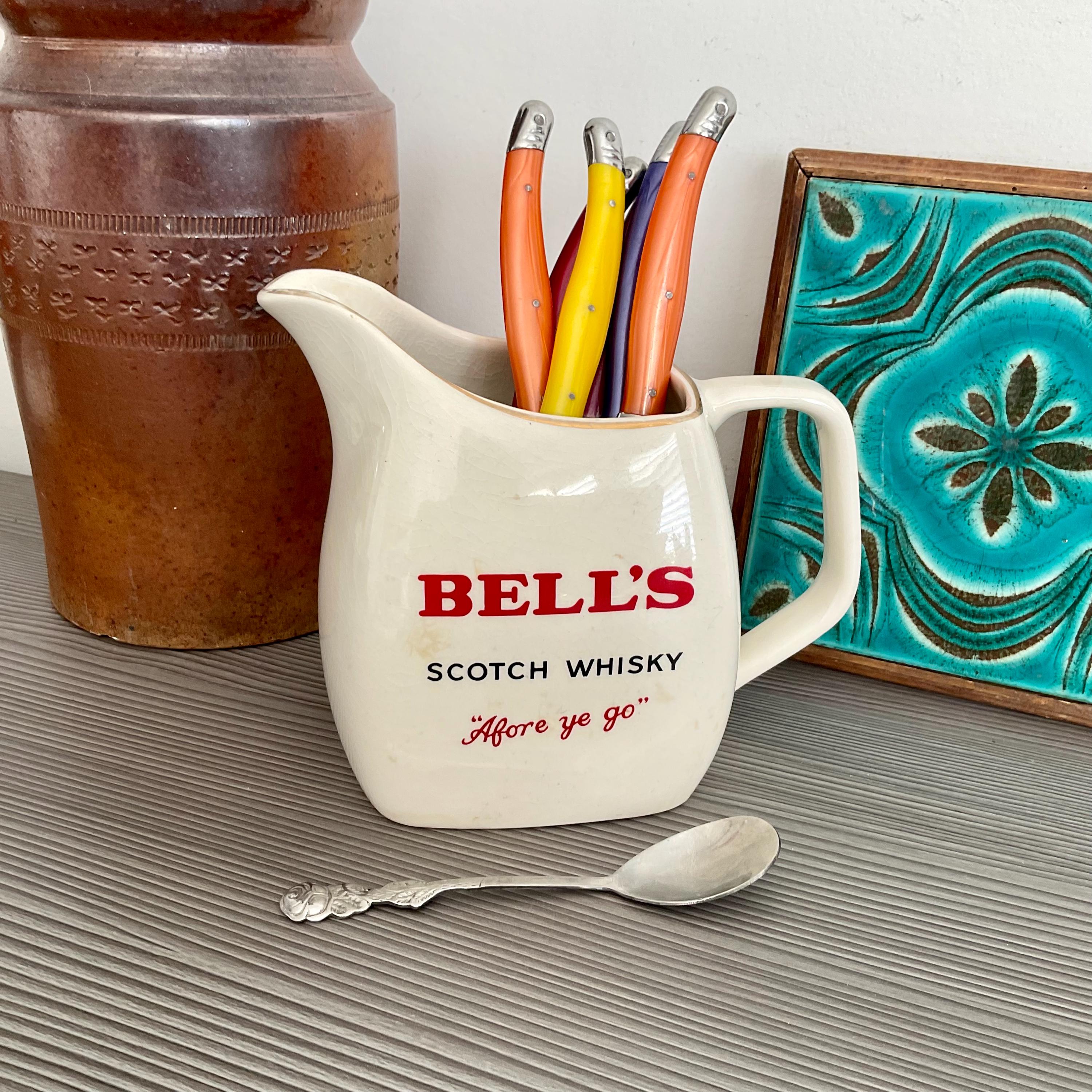 VINTAGE MCCALLUM'S 'PERFECTION Scots Whisky' Water Jug, Wade, Large $37 - View #3