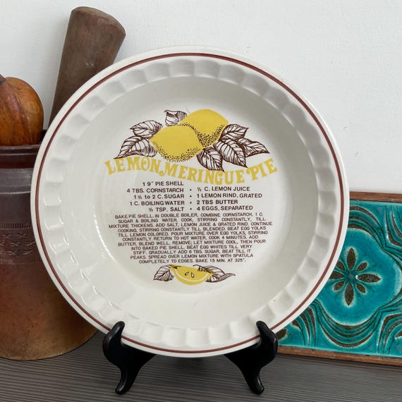 White Glazed Fluted Flan Dish, Lemon Meringue Tart Dish, Vintage