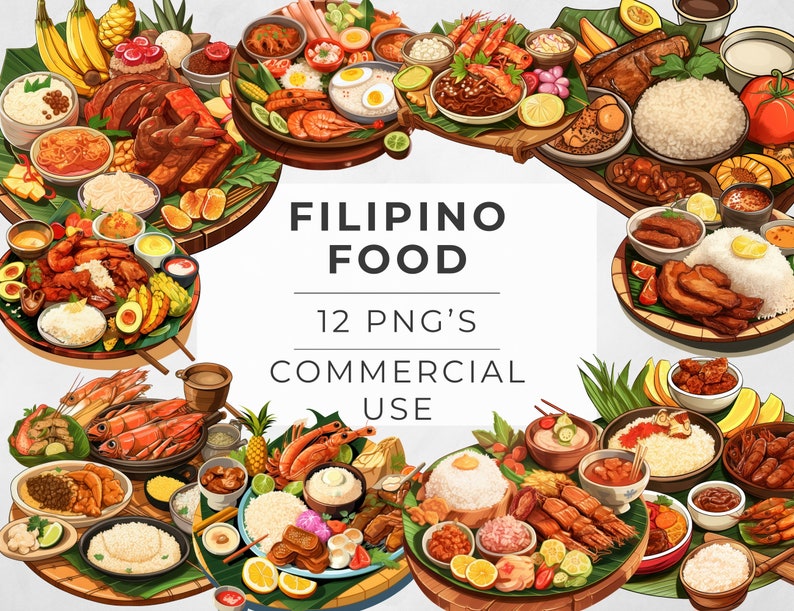 Filipino Food Clipart, Pinoy Street Food, Food Art, Snack Illustration