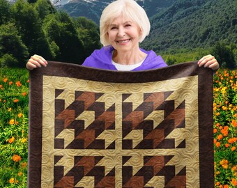 Flight Flocks Wall Quilt PDF Pattern With Video Tutorial || 40x40 Inches