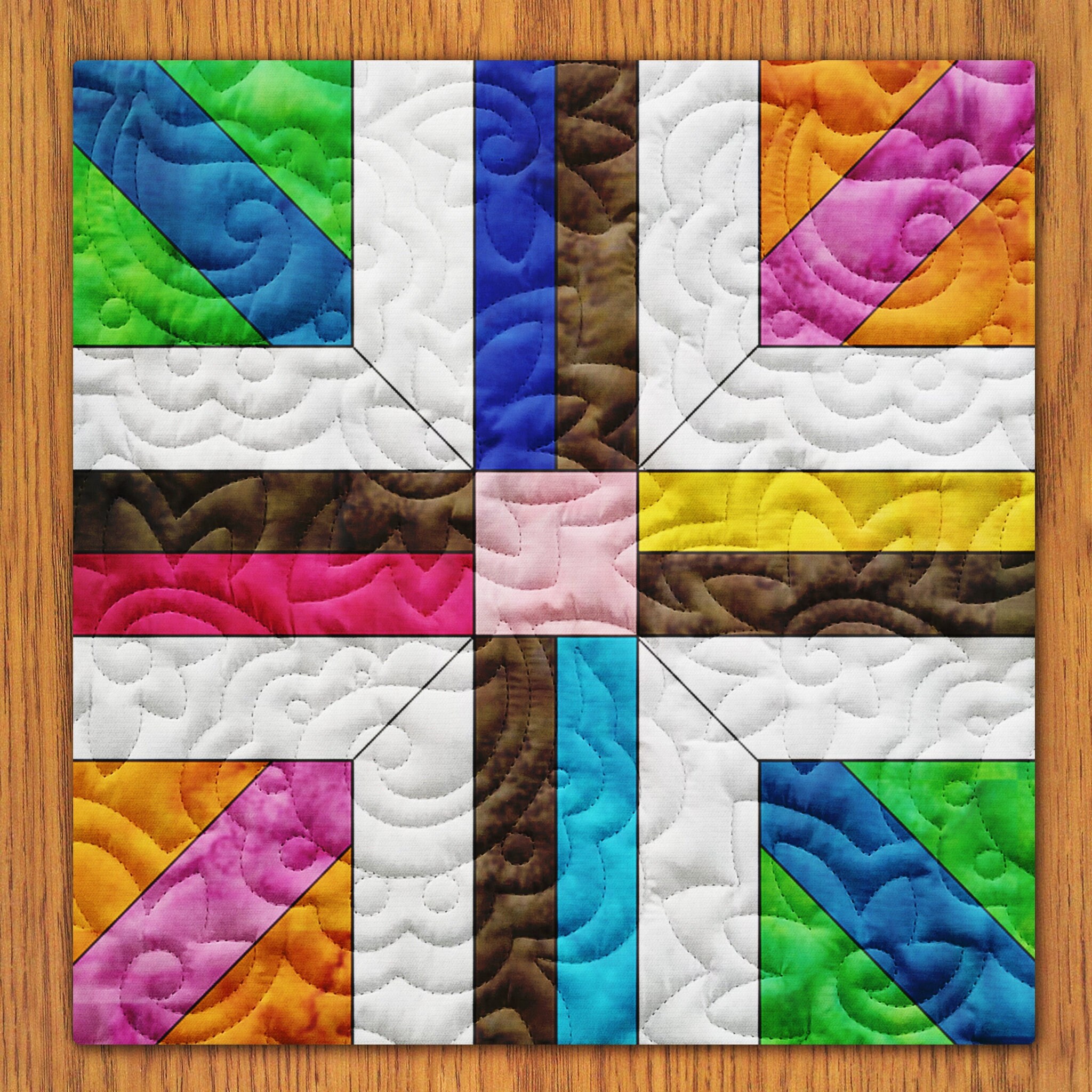 Flying Kite Quilt Block PDF Pattern With Video Tutorial 16 Etsy