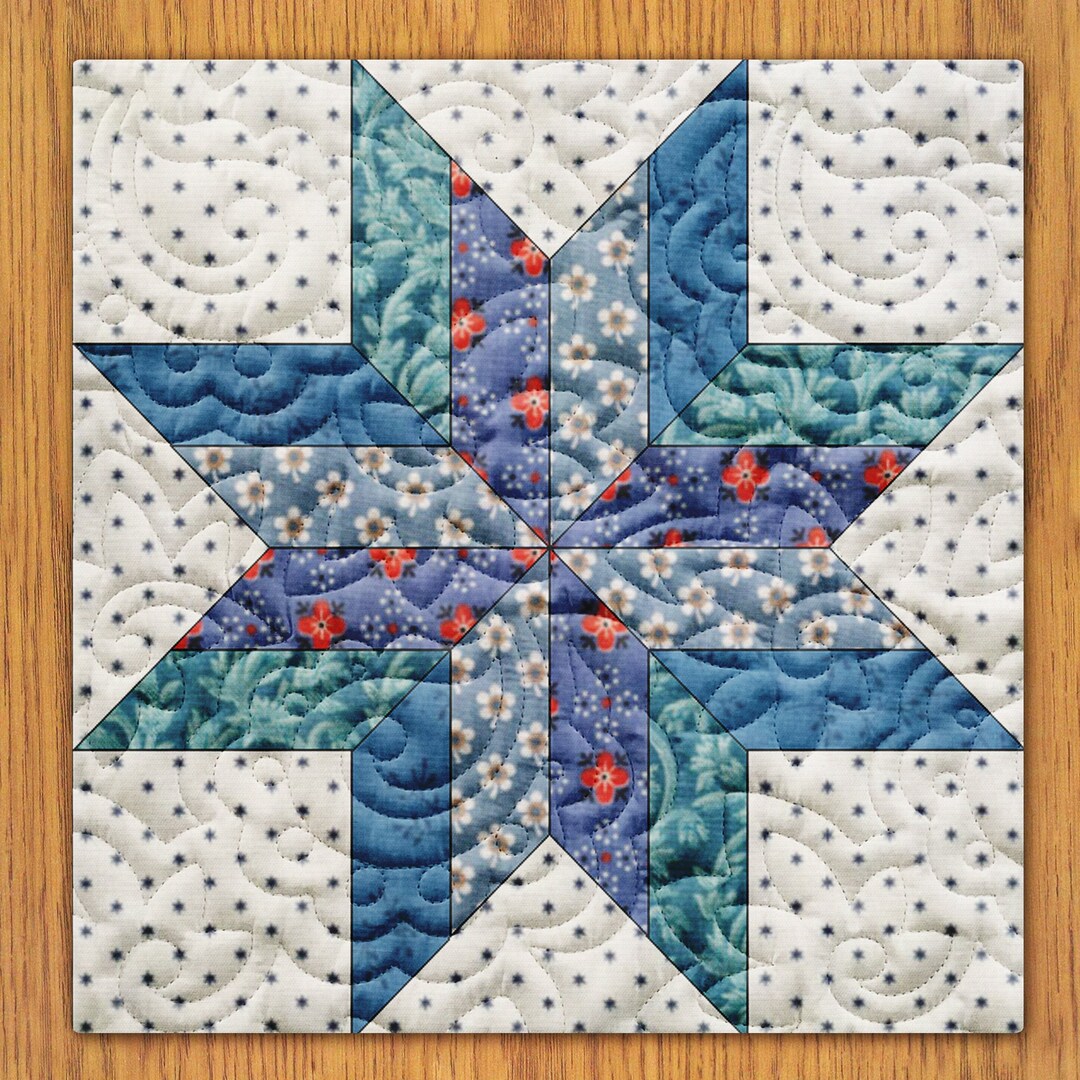 Candy Stars and Hashes Quilt Block PDF Pattern With Video Tutorial ...