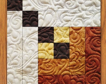 10 Acorn Pieces Quilt Block PDF Pattern With Video Tutorial || 6 and 14 Inch Size Versions Included 12 8