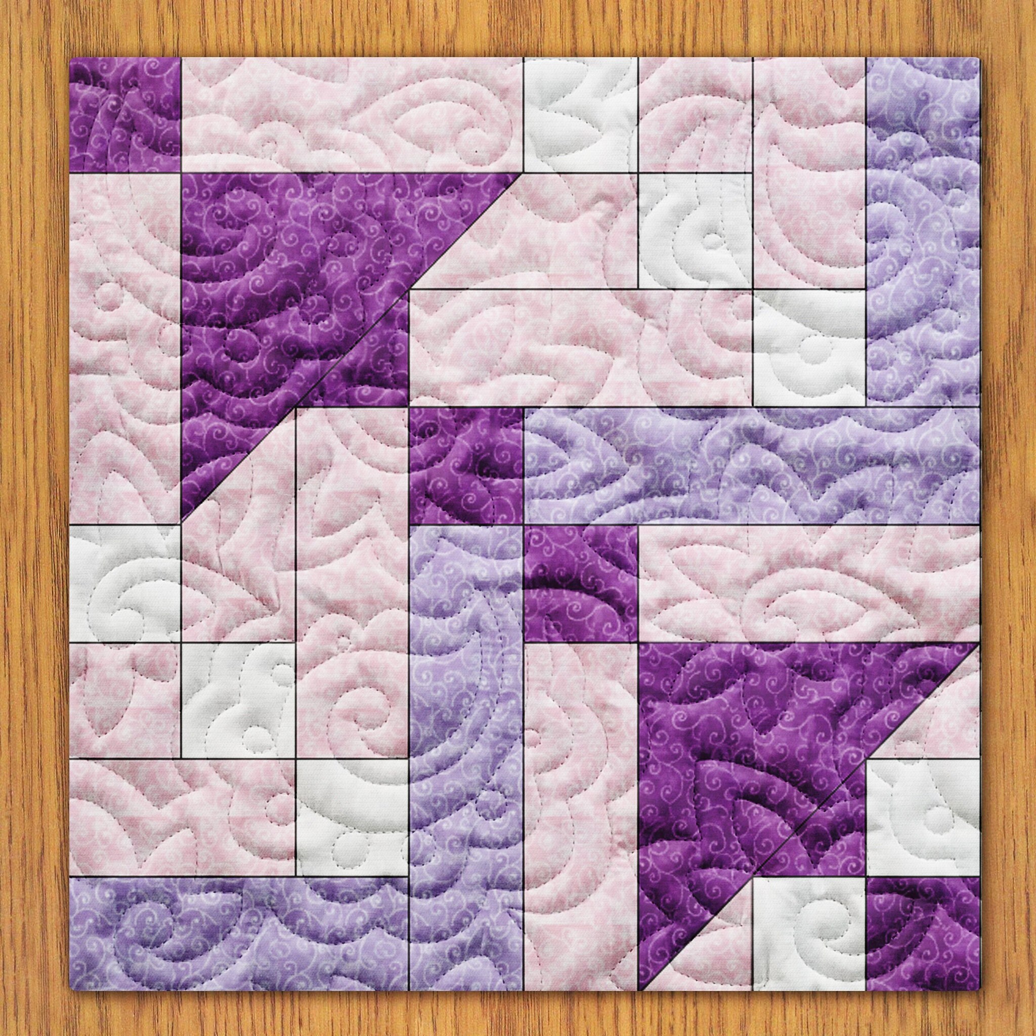 Goblet Union Quilt Block PDF Pattern With Video Tutorial 16, 18, 20, 22 ...
