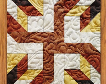 Pinwheel Duo Quilt Block PDF Pattern With Video Tutorial || 6, 8, 10, 12, and 14 Inch Size Versions Included