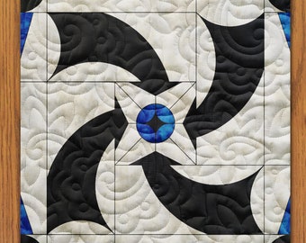 Elemental Spin Quilt Block PDF Pattern With Video Tutorial