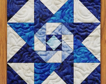 Dazy Star Quilt Block PDF Pattern With Video Tutorial || 16, 18, 20, 22, and 24 Inch Size Versions Included