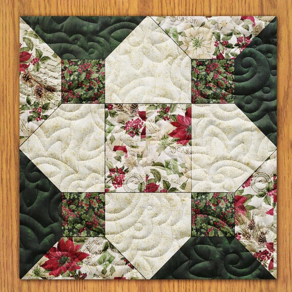 Marquise Crosses Quilt Block PDF Pattern With Video Tutorial Etsy