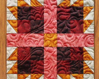 Autumn Keeper Quilt Block PDF Pattern With Video Tutorial || 6, 8, 10, 12, and 14 Inch Size Versions Included