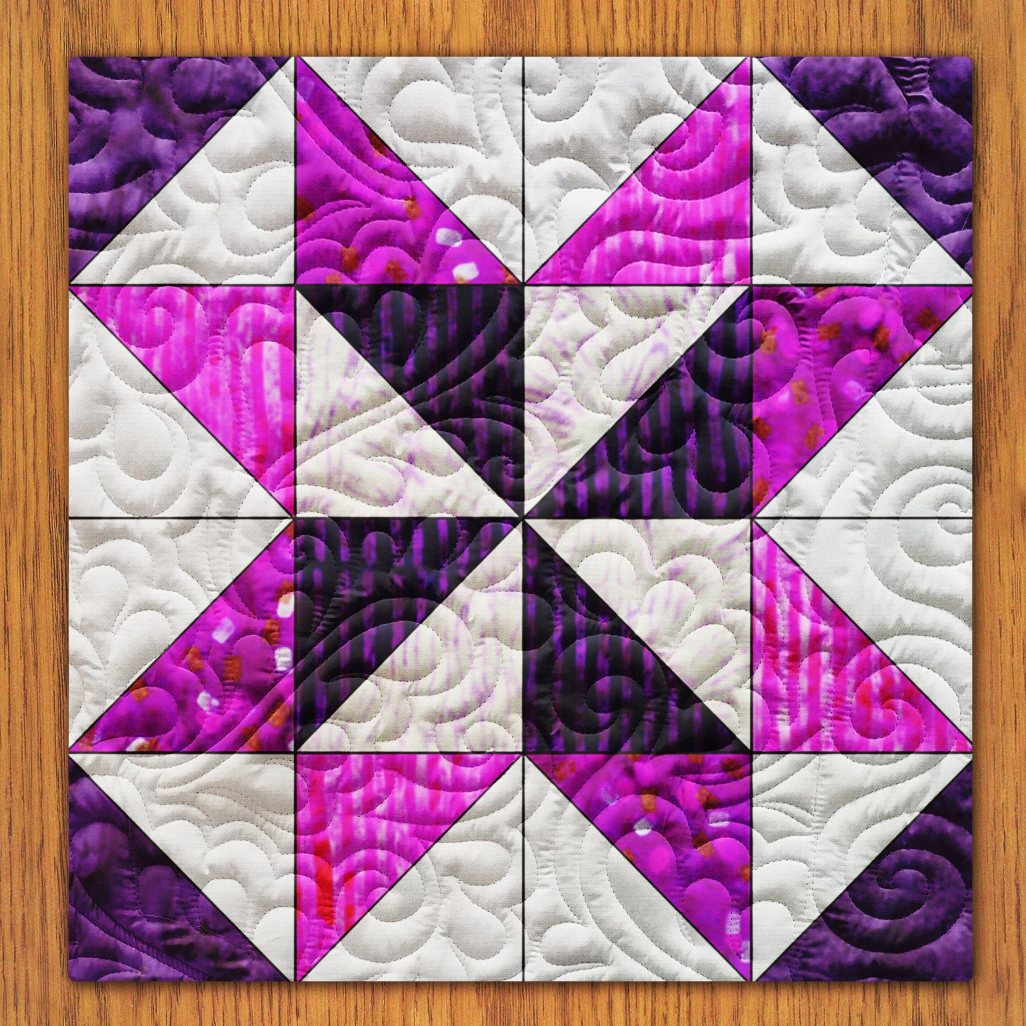 Snowflakes Quilt Block PDF Pattern With Video Tutorial 6, 8, 10, 12 ...