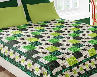 Fading Nine Patch Pattern Patchwork #484