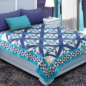 Crosswind Pinwheel Pattern Patchwork #567