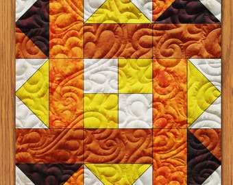 Woven Nine Patch Quilt Block PDF Pattern With Video Tutorial || 16, 18, 20, 22, and 24 Inch Size Versions Included