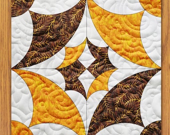 Stark Florets Quilt Block PDF Pattern With Video Tutorial || 6, 8, 10, 12, and 14 Inch Size Versions Included