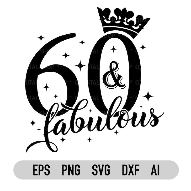 60 and Fabulous - Etsy