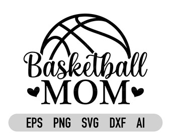 Basketball Mama SVG, Basketball Mama Png, Basketball Clip Art, SVG-Datei für Cricut, Basketball Vektor, Dxf-Ai-Eps-Svg-Png, Basketball Mama svg