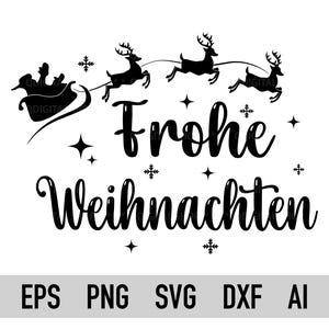 Frohe Weihnachten Svg, Plotterdatei Weihnachten Svg, Natal Svg, Weihnachten Dxf, Weihnachten Deko Svg, Weihnachtsshirt Svg, Natal
