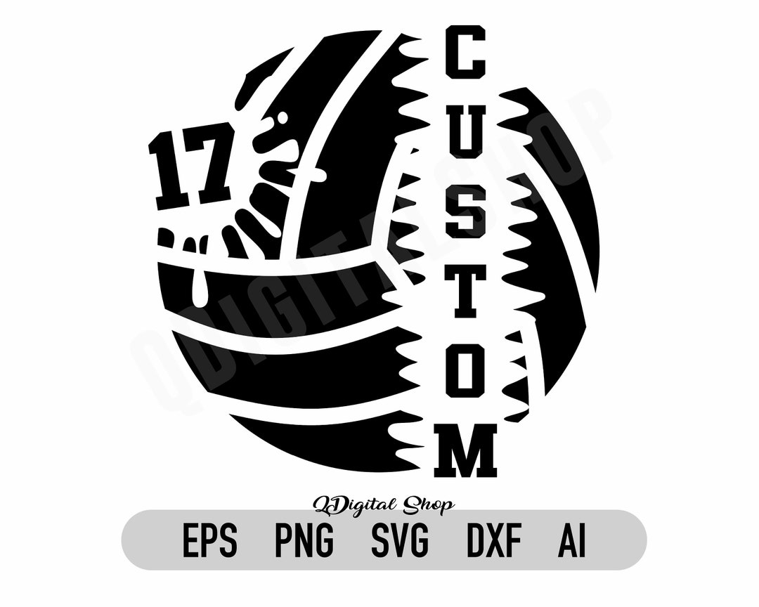 Volleyball Name Svg Volleyball Player Svg Custom Volleyball Etsy