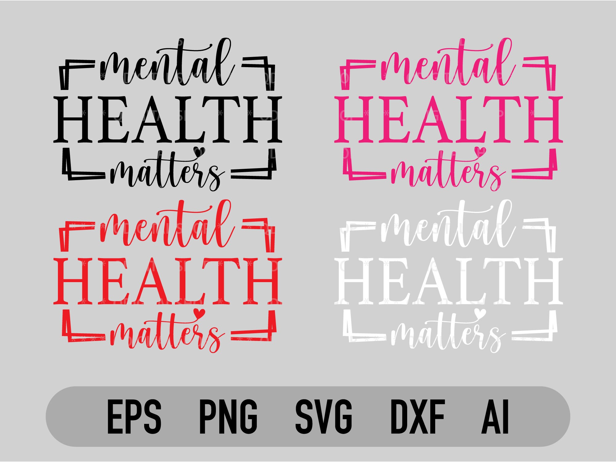 Mental Health Matters Svg, Png, Mental Health Awareness Svg ...