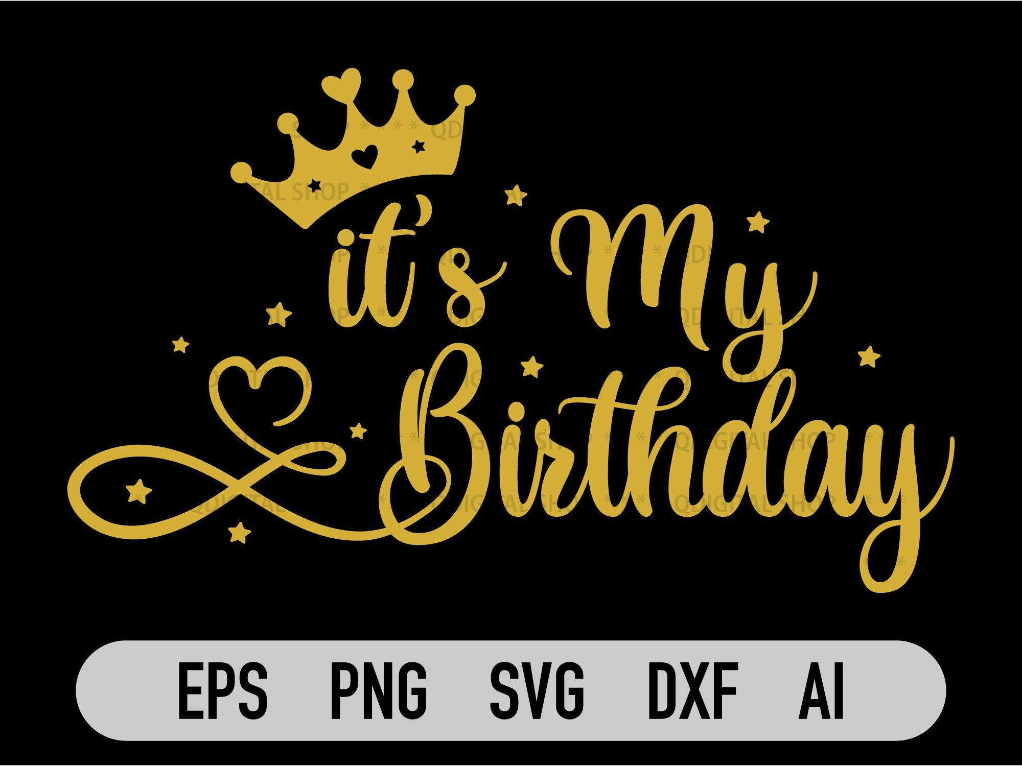 It's My Birthday Svg, Birthday Svg, Birthday Saying