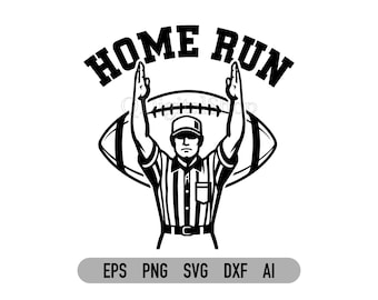 Divertente design calcistico SVG / Touchdown SVG / Maglia da calcio SVG / File di taglio per Cricut e Silhouette