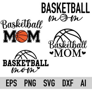 Basket-ball maman SVG Bundle, Basketball SVG, Basketball Mama SVG, Sports SVG, Momlife SVG, Fête des mères SVG, Game Day SVG, Sublimation Png-Svg