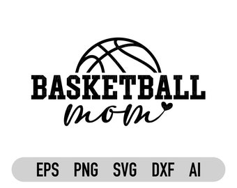Basketball Mama SVG, Basketball Mama Png, Basketball ClipArt, SVG-Datei für Cricut, Basketball Vektor, Dxf-Ai-Eps-Svg-Png, Basketball Mama SVG