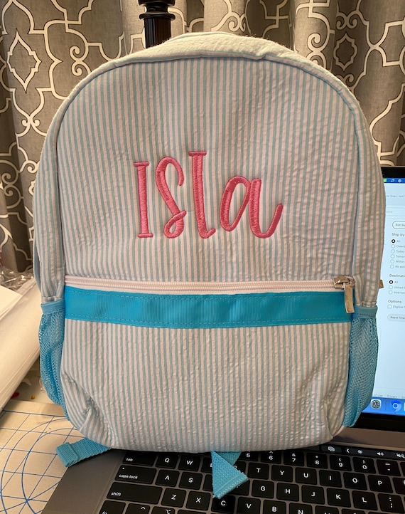 Seersucker backpack and lunchbox hotsell