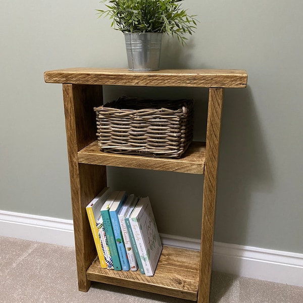 Rustic Side Table | Bedside Table | Storage Unit | Reclaimed Wood