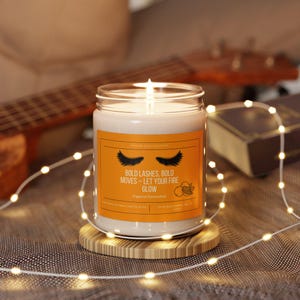 Lash-Inspired Soy Candle | Lash Tech Gifts | Lash Studio Decor | Lash Extension Quotes | Vegan Soy Wax Candle