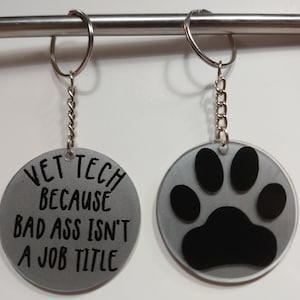 Vet Tech Keychain