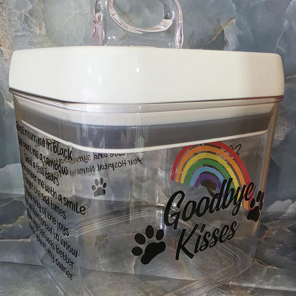 Goodbye Kisses Jar
